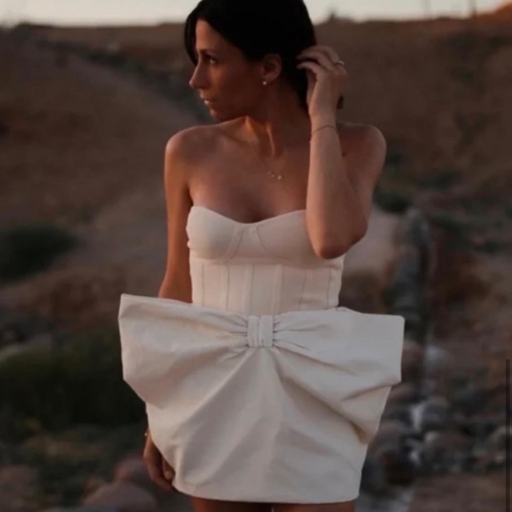 ZARA VOLUMINOUS MINI SKIRT - Picture 4 of 10